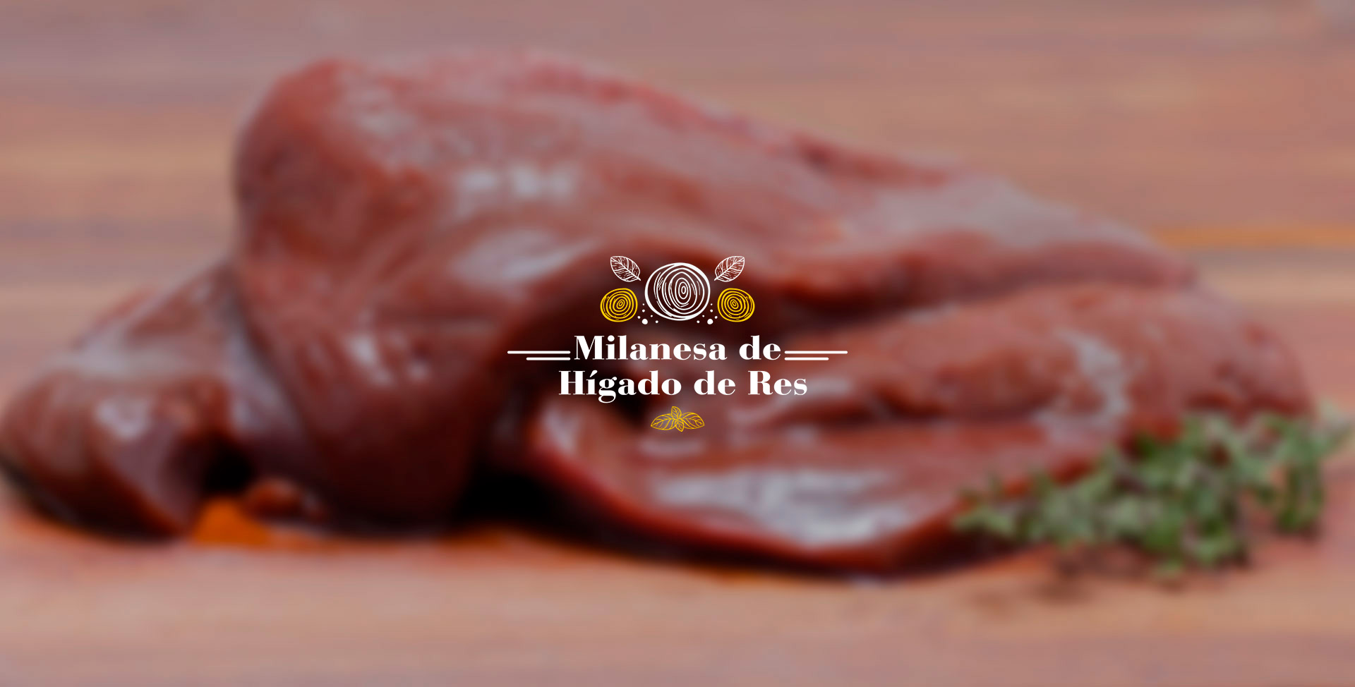 Milanesa de hígado de res