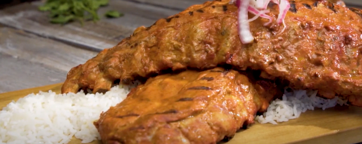 Costillas en salsa de ajíes